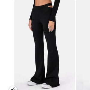 Adika Lion Cut-out Flared Pants - Size S